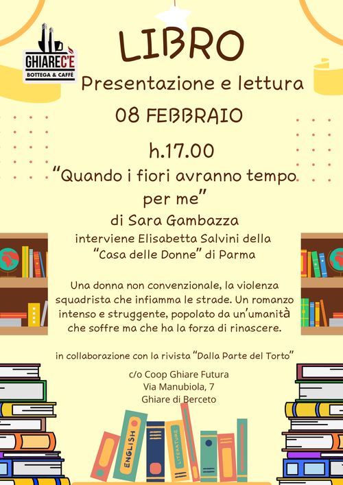 Quando i fiori avranno tempo per me - presentazione libro Sara Gambazza