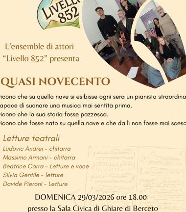 L'Equipe Livello 852 presenta il loro "Quasi Novecento"